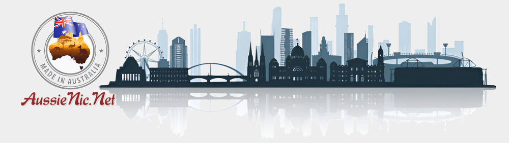 Made in Australia - Melbourne. Logo